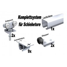 Bausatz Schiebetor bis 180 kg Deckenbefestigung 3m